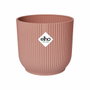 Elho Macetero Redondo Vibes Fold con Ruedas 35, Rosa
