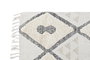 DKD Home Decor Alfombra Moderno Beige 230 x 160 cm Algodon Polyester Rombos