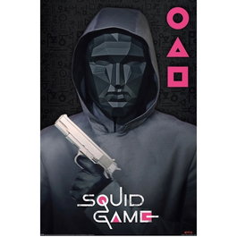 Póster El Juego Del Calamar Supervisor 91 x 61 cm Papel Satinado Brillante