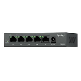 Synology PS500 Switch Gigabit PoE+ de 5 Puertos