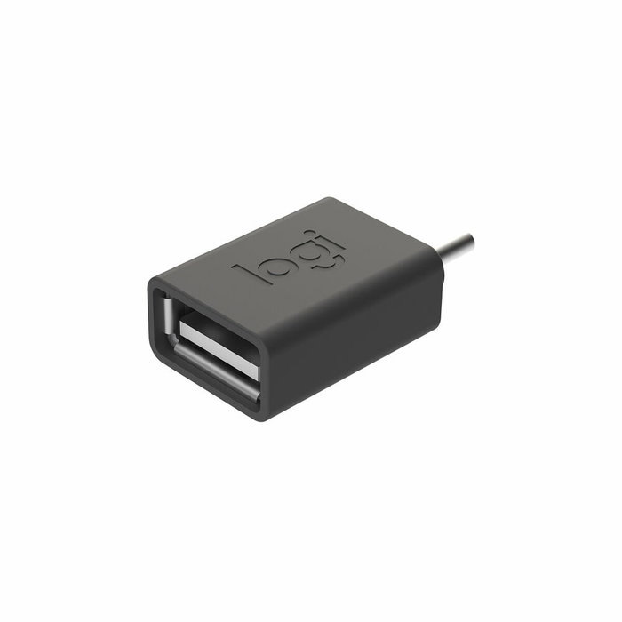Logitech Adaptador USB-C a USB-A Grafito 956-000005
