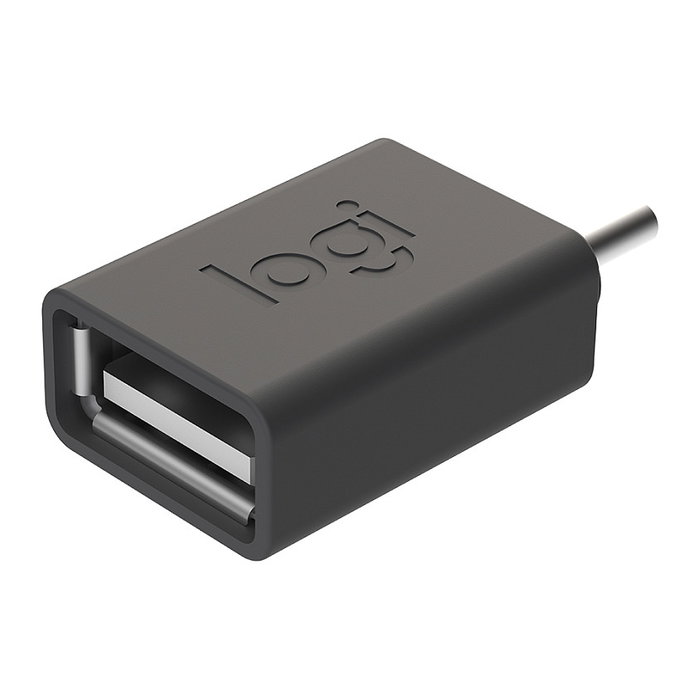 Logitech Adaptador USB-C a USB-A Grafito 956-000005