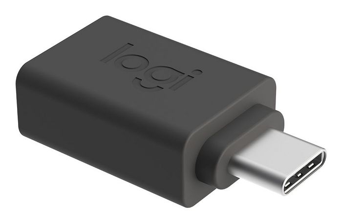 Logitech Adaptador USB-C a USB-A Grafito 956-000005