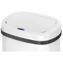 Kitchen Move Cubo de Basura Automático para Cocina MAJESTIC, 58 Litros, Blanco, Acero Inoxidable con Borde, KIT1728936183444