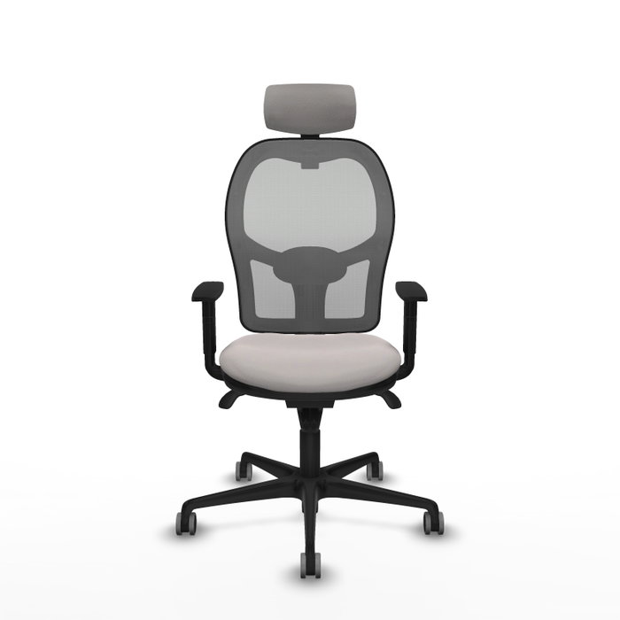 PIQUERAS Y CRESPO Silla de oficina Jorquera Blanco y Gris PIQUERAS Y CRESPO Silla de oficina Jorquera Blanco y Gris