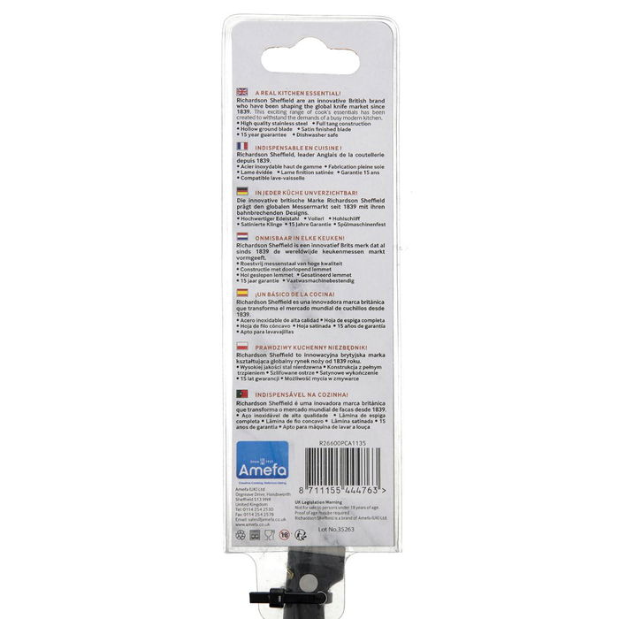 Cuchillo de Queso Acero Inoxidable Artisan Richardson Sheffield 10 cm