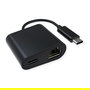 VALUE 12.99.1118 Adaptador USB-C a Ethernet Gigabit con Puerto PD de 100W, USB 3.2 Gen 2, Negro, para PC y Laptop