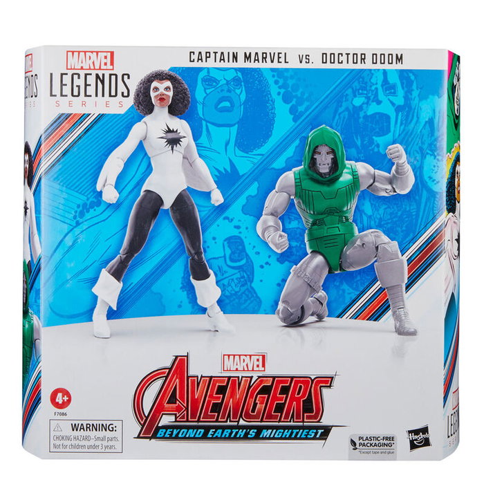 HASBRO Figura Captain Marvel vs Doctor Doom Beyond Earths Mightiest Los Vegadores Avengers Marvel 15cm HASBRO Figura Captain Marvel vs Doctor Doom Beyond Earths Mightiest Los Vegadores Avengers Marvel 15cm