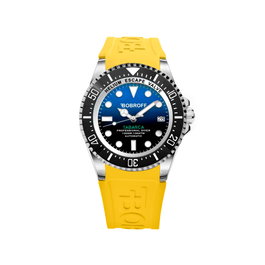 Bobroff BF0003-BFSTA Reloj Automático con Correa de Silicona Amarilla