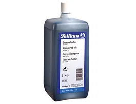 Pelikan Tinta para Almohadilla de Sellos Azul 1 Litro