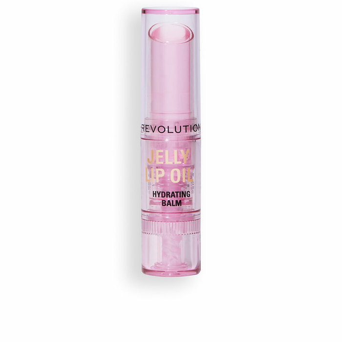 Revolution Make Up Jelly Lip Oil Hydrating Balm Candy Ice Pink