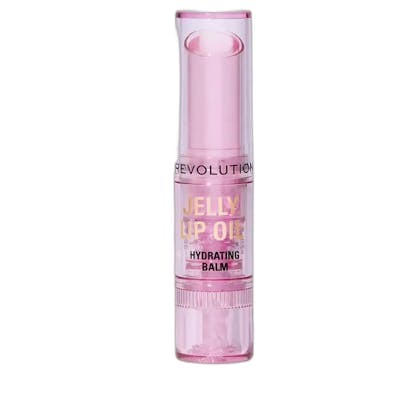 Revolution Make Up Jelly Lip Oil Hydrating Balm Candy Ice Pink