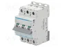 HAGER Interruptor magnetotérmico NCN 3 polos 6A 10kA