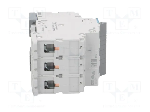 HAGER Interruptor magnetotérmico NCN 3 polos 6A 10kA