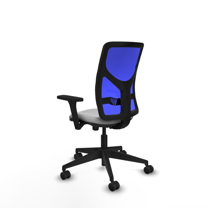 PIQUERAS Y CRESPO Silla de oficina Motilla con mecanismo Sincro, Gris claro y Azul PIQUERAS Y CRESPO Silla de oficina Motilla con mecanismo Sincro, Gris claro y Azul