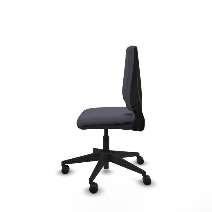 PIQUERAS Y CRESPO Silla de oficina Elche Gris oscuro sin brazos PIQUERAS Y CRESPO Silla de oficina Elche Gris oscuro sin brazos