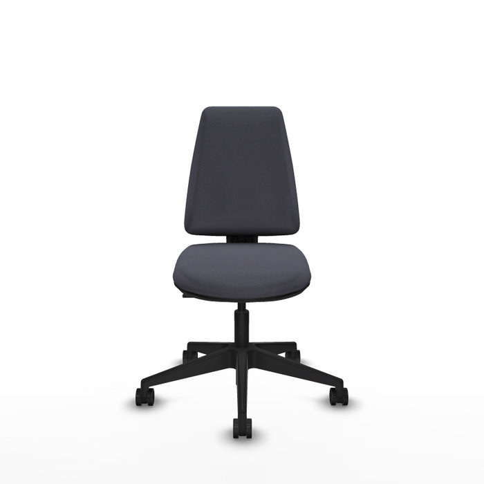 PIQUERAS Y CRESPO Silla de oficina Elche Gris oscuro sin brazos PIQUERAS Y CRESPO Silla de oficina Elche Gris oscuro sin brazos