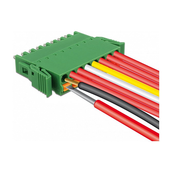 DeLOCK 65974 Bloque de terminales para placa 8 pines 3,81 mm vertical