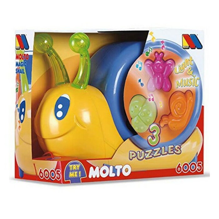 Molto Arrastre caracol encajable con música
