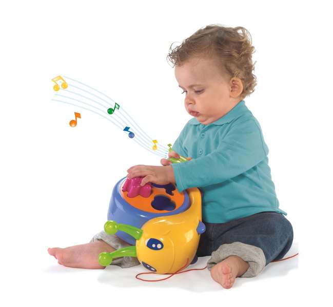 Molto Arrastre Caracol Encajable con Música 26cm