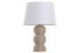 DKD Home Decor Lámpara de Sobremesa Cuerda Dolomita Natural