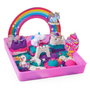 Spin Master Kinetic Sand Reino De Los Unicornios - Caja con 4 Colores de Arena y 8 Accesorios, +3 Años