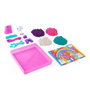 Spin Master Kinetic Sand Reino De Los Unicornios - Caja con 4 Colores de Arena y 8 Accesorios, +3 Años