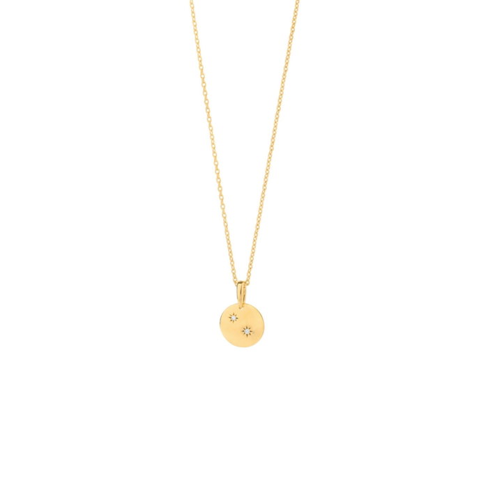 Secrecy Collar STAY IN YOUR MAGIC con Diamante y Baño de Oro de 18k Secrecy Collar STAY IN YOUR MAGIC con Diamante y Baño de Oro de 18k