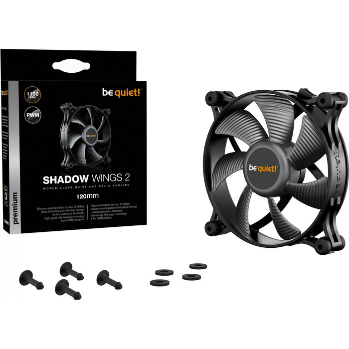 Be Quiet! Shadow Wings 2 PWM 120mm Be Quiet! Shadow Wings 2 PWM 120mm