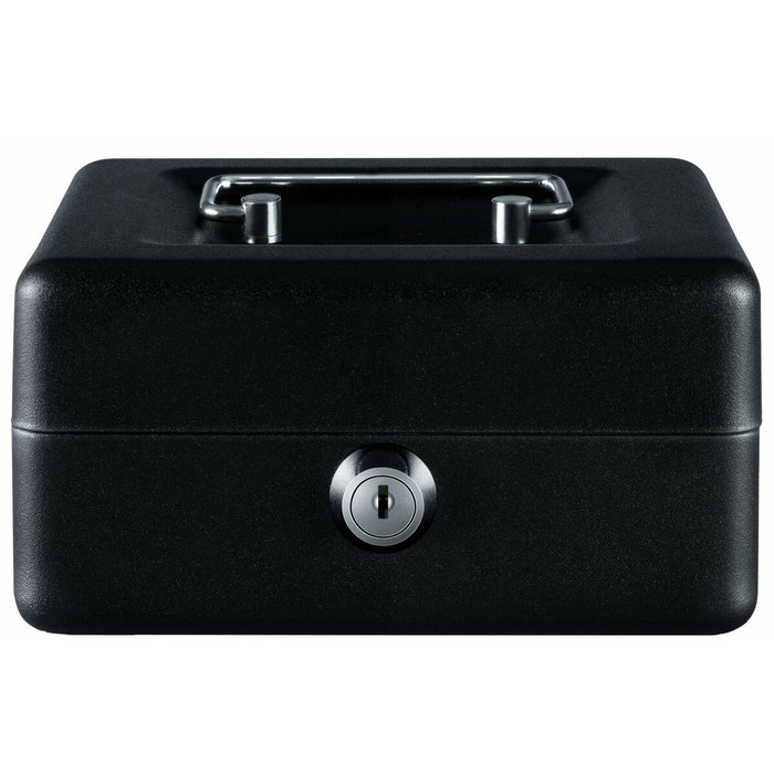 Yale Caja de dinero con aceptador de monedas - Negro