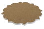 DKD Home Decor Salvamanteles Mandala Multicolor y Dorado, Pack de 4