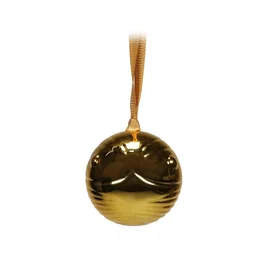 Half Moon Bay Adorno Navideño Snitch Dorada de Harry Potter - Cerámica con Cinta para el Árbol de Navidad
