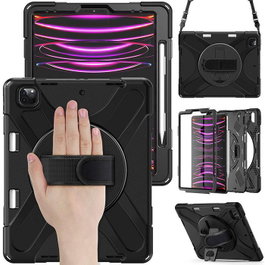 eSTUFF Funda Full Body Defender para iPad Pro 12.9 (2022/2021/2020/2018) - Negro