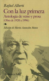 Con la luz primera-antología de verso p., Rafael Alberti - EDAF EDITORIAL