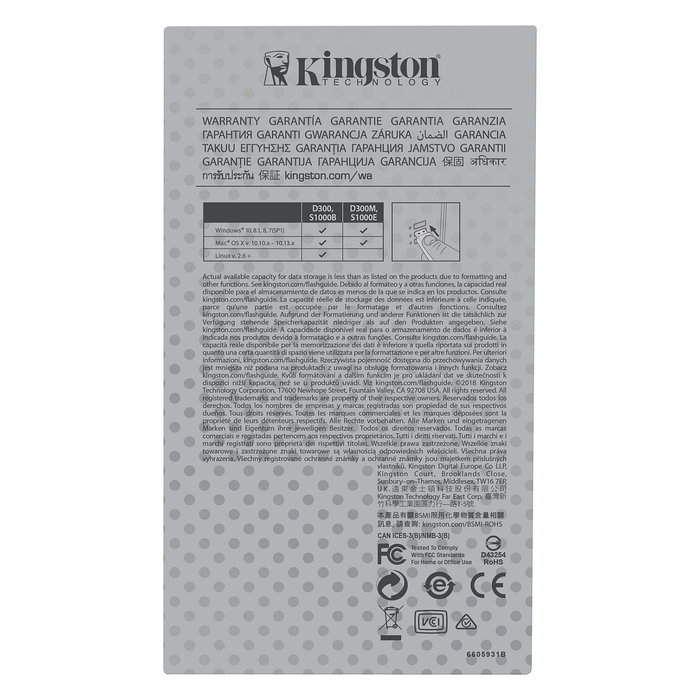 Kingston IronKey S1000 Basic 64GB USB 3.2 Gen 1