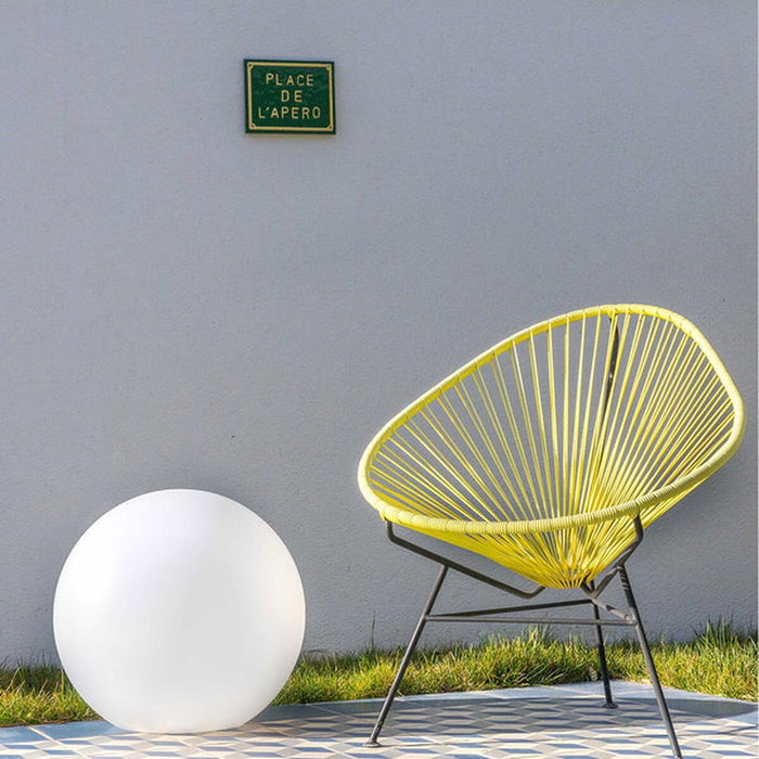 Lumisky Bobby White Bola luminosa de alambre para LED Ø60cm Culot E27 Lumisky Bobby White Bola luminosa de alambre para LED Ø60cm Culot E27