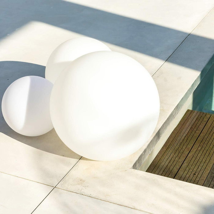 Lumisky Bobby White Bola luminosa de alambre para LED Ø60cm Culot E27 Lumisky Bobby White Bola luminosa de alambre para LED Ø60cm Culot E27