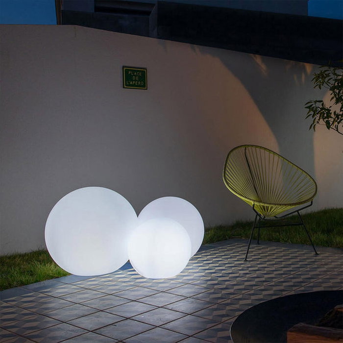 Lumisky Bobby White Bola luminosa de alambre para LED Ø60cm Culot E27 Lumisky Bobby White Bola luminosa de alambre para LED Ø60cm Culot E27