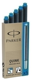 Tinta Estilografica Parker Caja 5 Cartuchos Azul Real