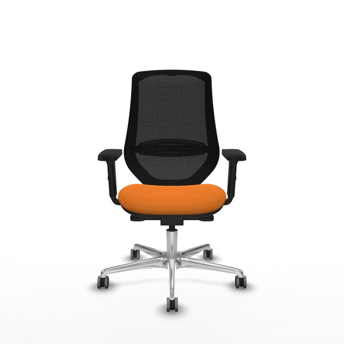 PIQUERAS Y CRESPO Silla de oficina Mardos Naranja y Negro PIQUERAS Y CRESPO Silla de oficina Mardos Naranja y Negro