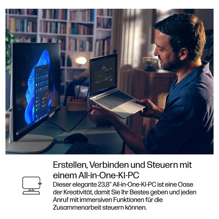 HP Elite Studio 8 AiO Intel Core Ultra 7 265 23,8" FHD 16GB 512GB SSD W11P 3J Gar (DE) HP Elite Studio 8 AiO Intel Core Ultra 7 265 23,8" FHD 16GB 512GB SSD W11P 3J Gar (DE)