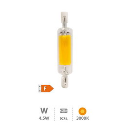 GSC Evolution Bombilla Lineal LED COB R7s 78mm 4,5W 3000K