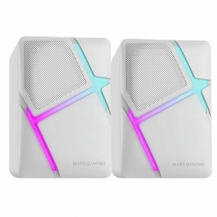 Mars Gaming MS-H Altavoces Gaming RGB 10W 2.0 Blancos