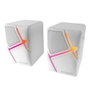 Mars Gaming MS-H Altavoces Gaming RGB 10W 2.0 Blancos