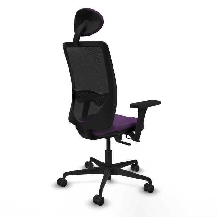 PIQUERAS Y CRESPO Silla de oficina Zulema con mecanismo Sincro/Traslack, Morado y Negro PIQUERAS Y CRESPO Silla de oficina Zulema con mecanismo Sincro/Traslack, Morado y Negro