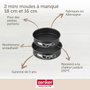 Zenker Juego de 2 mini moldes desmontables Especial Mini de 16 y 18 cm