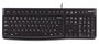 Logitech K120 Teclado USB para Oficina y Negocios, Diseño Resistente y Ergonómico, Teclado con Numpad para Windows, Blanco