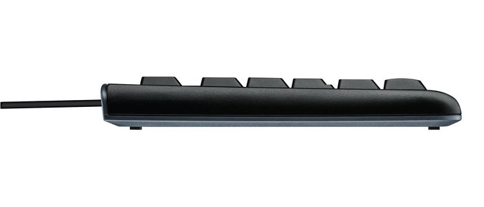 Logitech K120 Teclado USB para Oficina y Negocios, Diseño Resistente y Ergonómico, Teclado con Numpad para Windows, Blanco