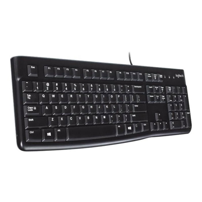 Logitech K120 Teclado USB QWERTY US Negro