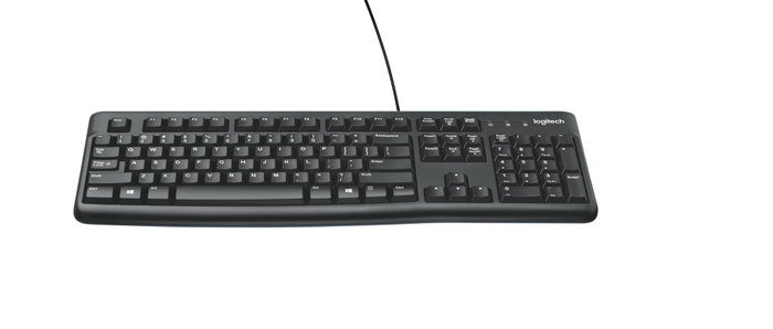 Logitech K120 Teclado USB QWERTY US Negro